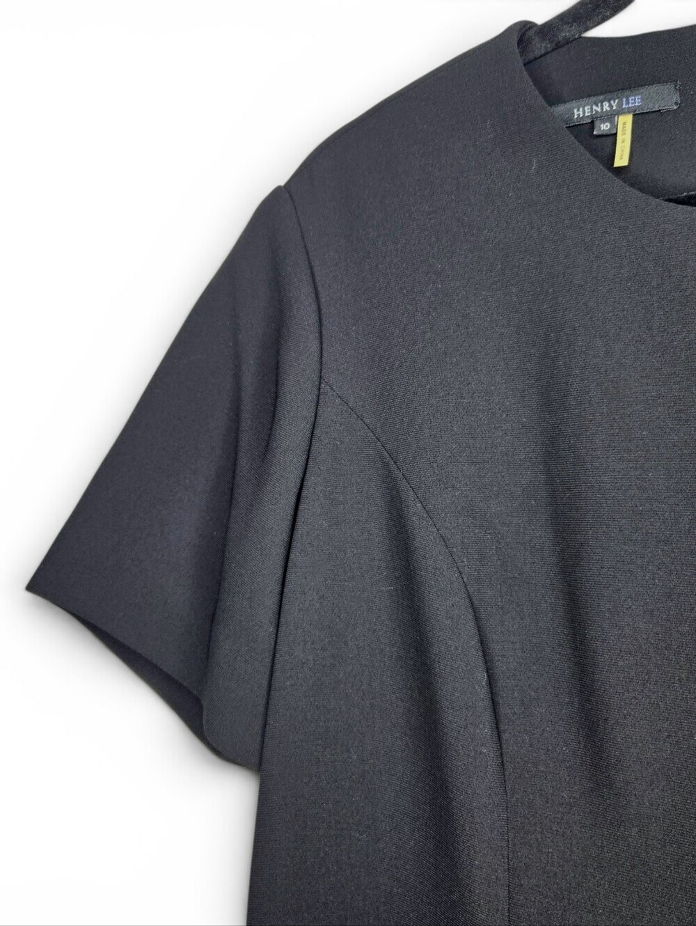Henry Lee, Black Short Sleeve Dress, Size 10. - Picture 7 of 14